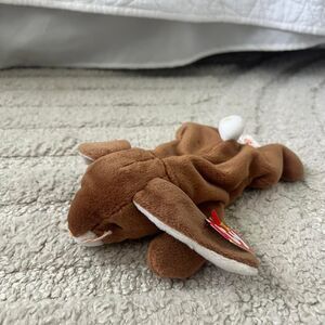 Ty-lr Brown and White Stuffed-animals